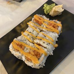 Chewy spicy ahi roll it was