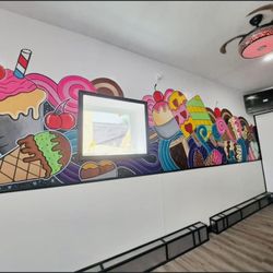 Scoopz Ice Cream - Hand Painted Ice Cream Mural