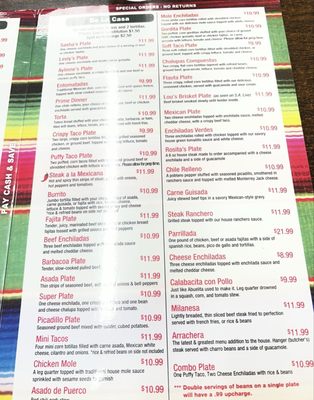 Menu photo 4 Rosita's Mexican Resturant San Antonio, TX Menu photo 4 Rosita's Mexican Resturant San Antonio, TX