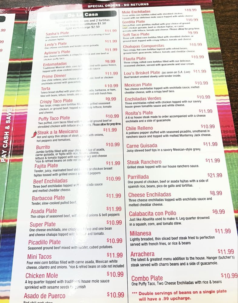 Rosita's Mexican Resturant