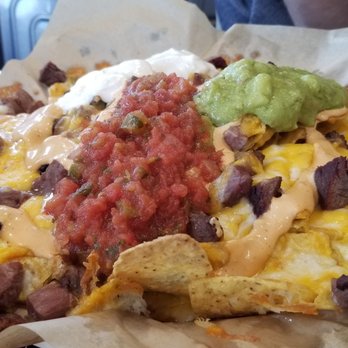 Ginochio's Kitchen - $16 for their super nachos.  Definitely large enough for 2 people to split - Seafood Near Me - Bodega Bay, California