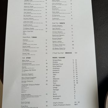 Nineteen Hyaku - Menu - Sushi Bars Near Me - San Antonio, Texas Nineteen Hyaku - Menu - Sushi Bars Near Me - San Antonio, Texas