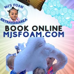 MJ’s Bounce House - Foam party info