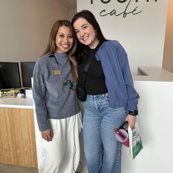 Tooth Café - Dr. Ailey Blystone and me !