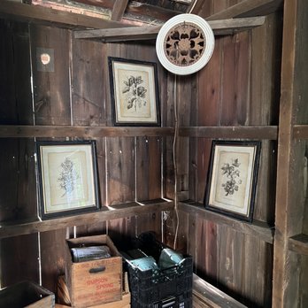 Maple View Farm - a wooden room with a clock on the wall - Farms Near Me - Poughquag, New York
