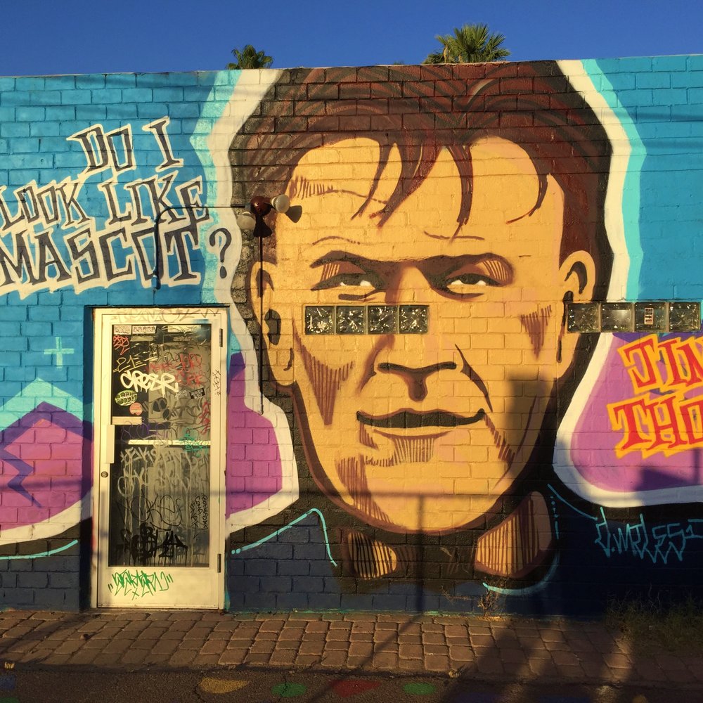 Phoenix First Fridays - Mural of Jim Thorpe, Phoenix First Friday - Festivals Near Me Phoenix First Fridays - Mural of Jim Thorpe, Phoenix First Friday - Festivals Near Me
