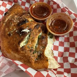 Spinach Calzone delicious already Spinach Calzone delicious already