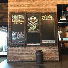 Menu board.