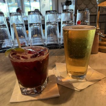 Lure Fish House - Roasted blueberry margaritas - Seafood Near Me - Camarillo, California