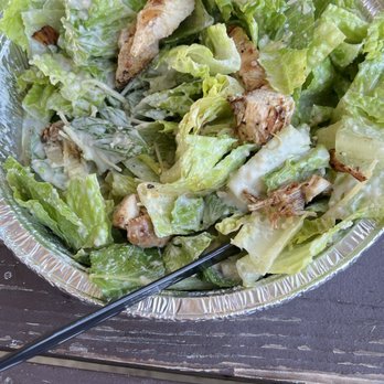 Outcast Bar And Grill - Chicken Cesar Salad - Bars Near Me - Santa Rosa Beach, Florida