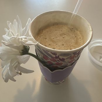 You Make Me Bloom - Cookie Butter Latte (I mixed it a little bit and it had a donut on it) - Flowers & Gifts Near Me - Shelby Township, Michigan You Make Me Bloom - Cookie Butter Latte (I mixed it a little bit and it had a donut on it) - Flowers & Gifts Near Me - Shelby Township, Michigan
