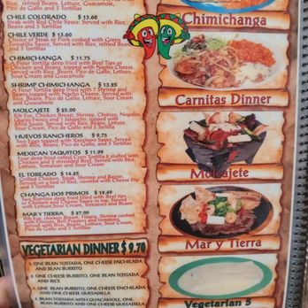 DOS Primos - a menu for a mexican restaurant - American Near Me - Fayette, Missouri DOS Primos - a menu for a mexican restaurant - American Near Me - Fayette, Missouri