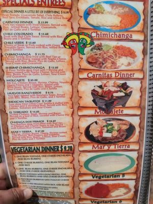 Menu photo 1 DOS Primos Fayette, MO Menu photo 1 DOS Primos Fayette, MO