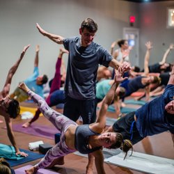 Firefly Yoga - Dr. Mike Assisting!