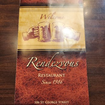 Rendezvous Restaurant - Menu - Beer Bar Near Me - Saint Augustine, Florida