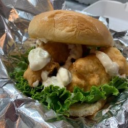 New Woodstock Market - Friday Night Item, 4oz Haddock Sandwich with or without Fries