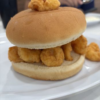 4 Corners Diner - Shrimp burger - Diners Near Me - Atlantic Beach, North Carolina
