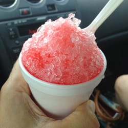 Cotton Candy snow cone- they have over 50+ flavors!!