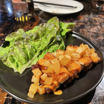 XO Restaurant - Grilled Pork Belly Ssam - Asian Fusion Near Me - Honolulu, Hawaii