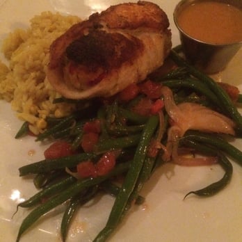 Georgia Brown's - Stuffed Flounder with Crab, Rice and Green Beans - Southern Near Me - Washington, DC, District of Columbia