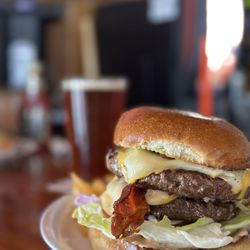 The Lumber Mill Bar and Grill - Red Trolley Ale & 1 pound of Bison Bigfoot Burger