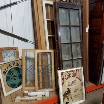 Henderson's Antiques - More windows. Harry has a ton of stained glass panes. - Antiques Near Me - Saint Clair, Missouri