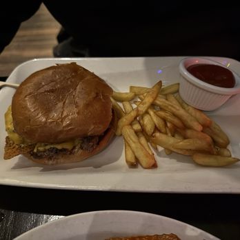 Triple Rock Brewery & Ale House - Smash burger with a very little amount of fries - Pubs Near Me - Berkeley, California Triple Rock Brewery & Ale House - Smash burger with a very little amount of fries - Pubs Near Me - Berkeley, California