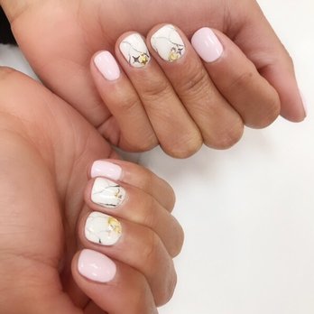 Maison Nail Spa - The finished product! Japanese gel manicure w/ marble design and cute lil stars. - Nail Salons Near Me - Pasadena, California Maison Nail Spa - The finished product! Japanese gel manicure w/ marble design and cute lil stars. - Nail Salons Near Me - Pasadena, California