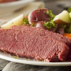 Corned beef dinner