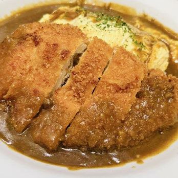 Curry House Coco Ichibanya - Chicken Cutlet with egg Omelet Curry - Japanese Curry Near Me - Irvine, California Curry House Coco Ichibanya - Chicken Cutlet with egg Omelet Curry - Japanese Curry Near Me - Irvine, California