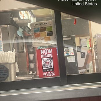 Jack in the Box - Not one employee in the store when it says 6am-6am 10/15/22 - Fast Food Near Me - Placerville, California