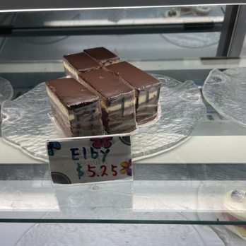 Sage French Cake - Elby for $5.25 per slice of chocolate goodness - Bakeries Near Me - San Diego, California Sage French Cake - Elby for $5.25 per slice of chocolate goodness - Bakeries Near Me - San Diego, California