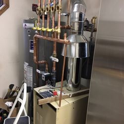 Hudson Plumbing, AC, and Drain Cleaning - Taking our time a showing true craftsmanship