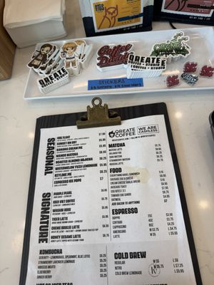 Menu photo 2 Qreate Coffee + Studio Orlando, FL Menu photo 2 Qreate Coffee + Studio Orlando, FL