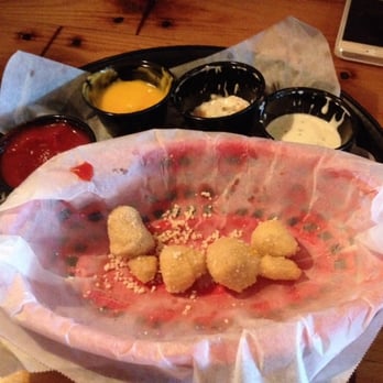 Nick's Pizza & Pub - Beer bites. These were not for me. They are balls of pizza dough with three different dipping sauces. - Pizza Near Me - Elgin, Illinois