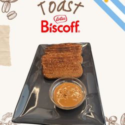 Los Hornos Café + Messenger Coffee - Toast Biscoff