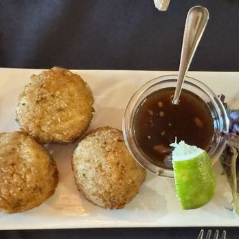 The Mustard Seed - A Trio of Crab Cakes - New American Near Me - Davis, California The Mustard Seed - A Trio of Crab Cakes - New American Near Me - Davis, California