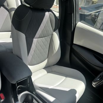 JJ Upholstery - Front Seat before - Auto Upholstery Near Me - Escondido, California