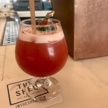 The Shed Restaurant - Plainview NY - Delicious Mocktail  Strawberry Sol - Breakfast & Brunch Near Me - Plainview, New York