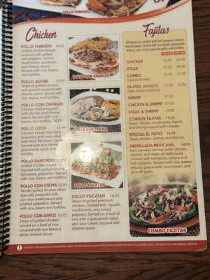 Menu photo 8 El Patio Weatherford, OK