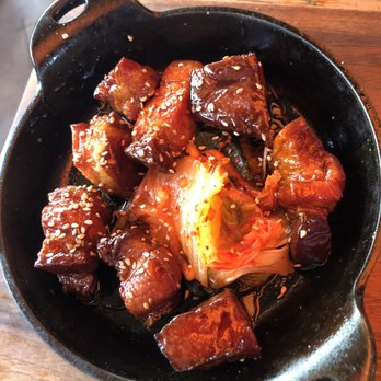 Bosscat Kitchen & Libations - Candied pork belly chunks. Bliss. - New American Near Me - Irvine, California