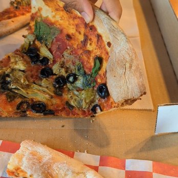 The Strait Slice Pizza - The slice was so hard it wouldn't fold. - Pizza Near Me - Port Angeles, Washington The Strait Slice Pizza - The slice was so hard it wouldn't fold. - Pizza Near Me - Port Angeles, Washington