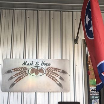 Mash & Hops - Cool logo - Breweries Near Me - Cleveland, Tennessee