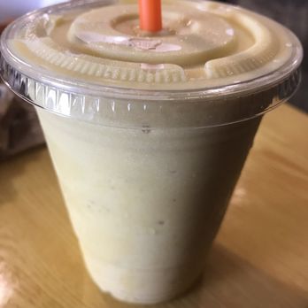 Sunshine's - Pineapple, mango, banana and coconut smoothie - thick and not overly sweet - Juice Bars & Smoothies Near Me - Houston, Texas Sunshine's - Pineapple, mango, banana and coconut smoothie - thick and not overly sweet - Juice Bars & Smoothies Near Me - Houston, Texas