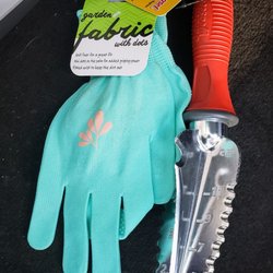 Alexander True Value Hardware - Wicked garden tool and a pair of gardening gloves