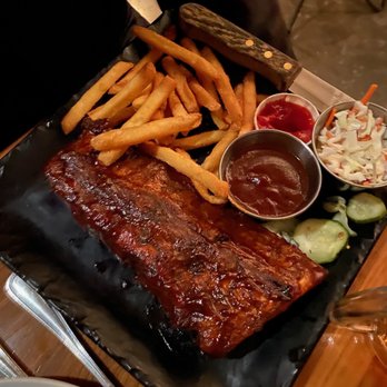 Five & Dime - bbq ribs (half rack) - American Near Me - Evanston, Illinois Five & Dime - bbq ribs (half rack) - American Near Me - Evanston, Illinois