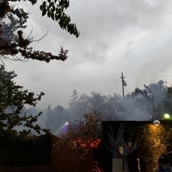 Moreland Pumpkin Patch - The outside of the labyrinth