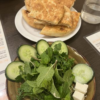 Avesta - Complementary nann and herbs with feta cheese - Middle Eastern Near Me - Katy, Texas Avesta - Complementary nann and herbs with feta cheese - Middle Eastern Near Me - Katy, Texas