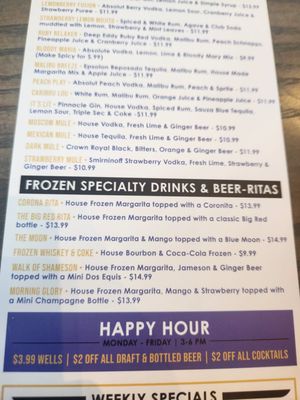 Menu photo 7 Big Fellas Ice House Mansfield, TX
