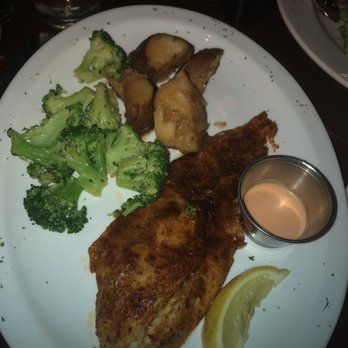 All That Jazz - Fish of the day Cajun style with broccoli and rosemary roasted potatoes - Music Venues Near Me - Sunrise, Florida